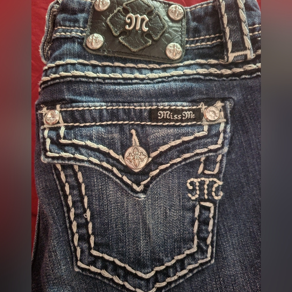 Miss Me Bejeweled Boot Cut Jeans
